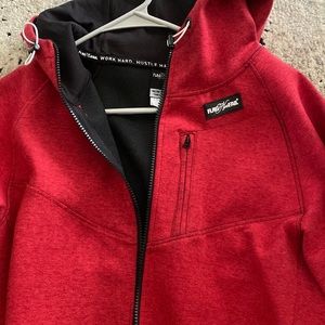 Flag nor fail small unisex zip up